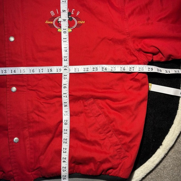 Disney Red Mickey Mouse Bomber Jacket - Picture 10 of 11